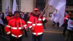 Pracowniczy protest w Warszawie 