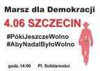 Zaproszenie na Marsz dla Demokracji.