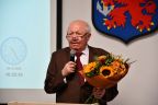 Gratulacje w trakcie czwartkowej sesji dla doktora Kazimierza Bazeli 