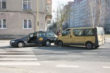 Wypadek na skrzyżowaniu