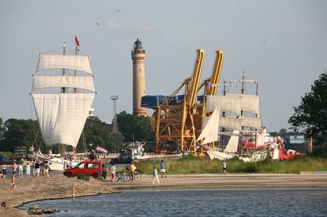 Świnoujście Sail 2011 - parada żaglowców (6 sierpnia)