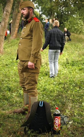 II Dni Twierdzy w Świnoujściu. Sołdat z Colą.