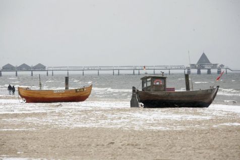 Wielkanocna plaża w Heringsdorfie